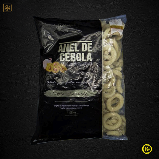 Aros de cebolla empanizados
